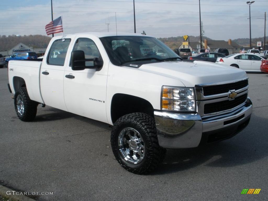 2007 Chevrolet Silverado 2500HD LT Crew Cab 4x4 Custom Wheels Photo #41684833