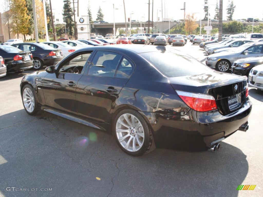 Black Sapphire Metallic 2008 BMW M5 Sedan Exterior Photo #41684857