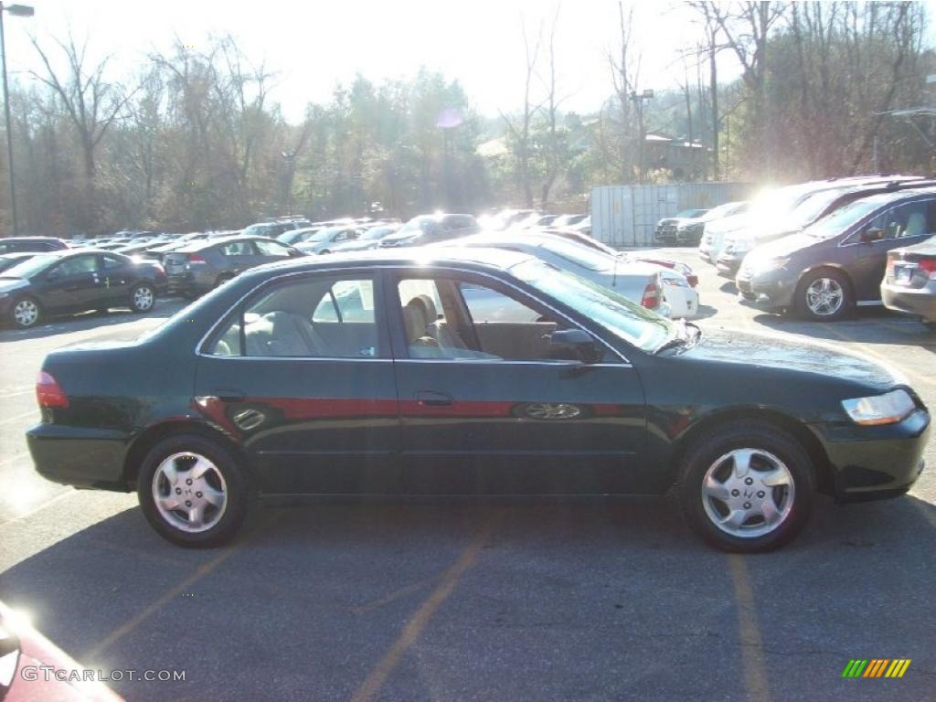 1999 Accord EX Sedan - Dark Emerald Pearl / Ivory photo #22