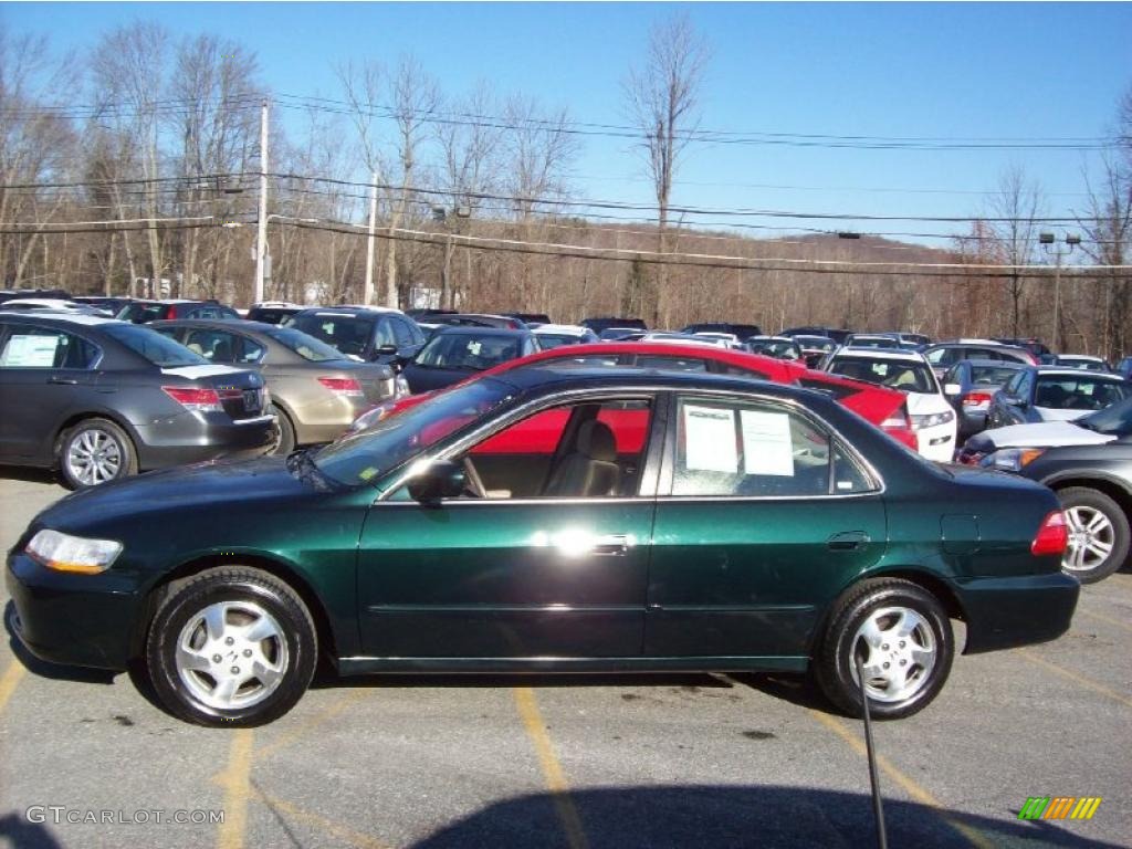 1999 Accord EX Sedan - Dark Emerald Pearl / Ivory photo #23