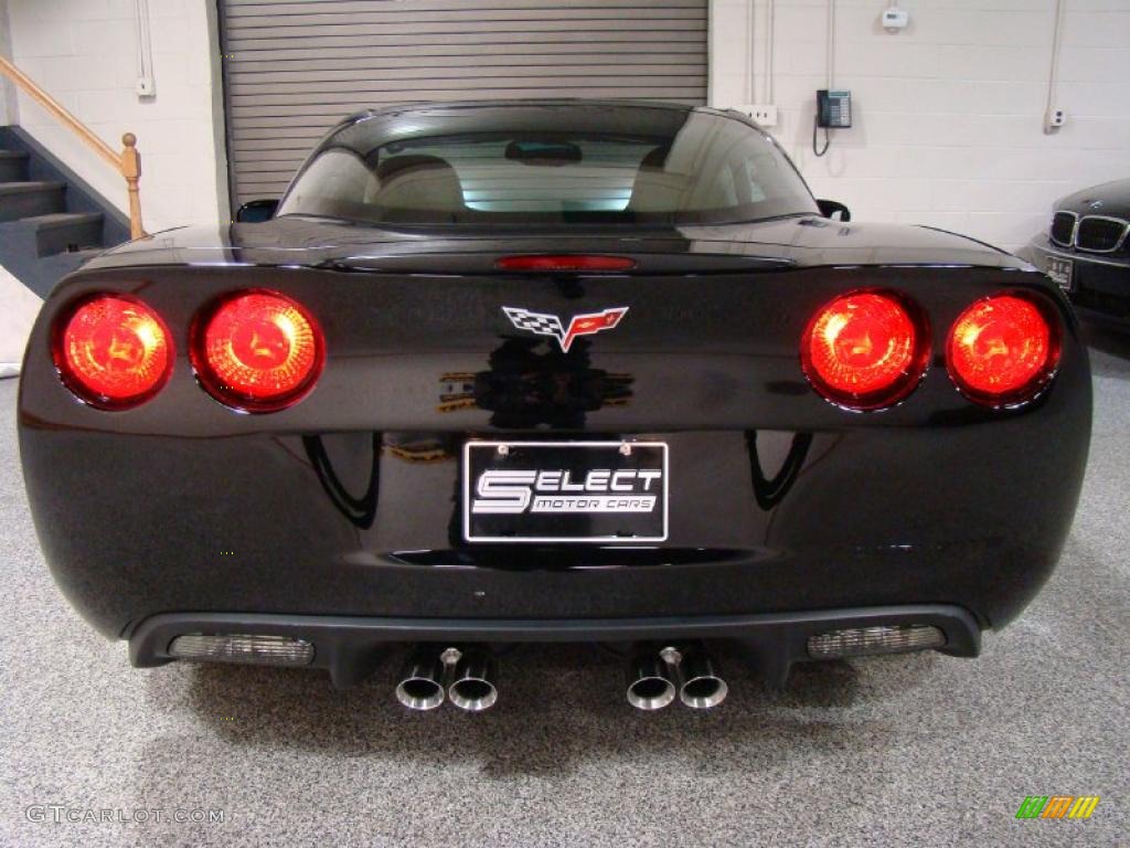 2007 Corvette Coupe - Black / Cashmere photo #5