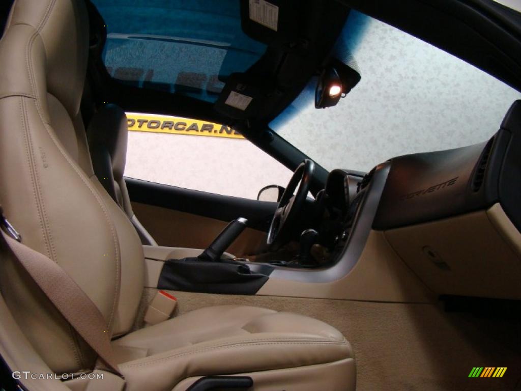 2007 Corvette Coupe - Black / Cashmere photo #12