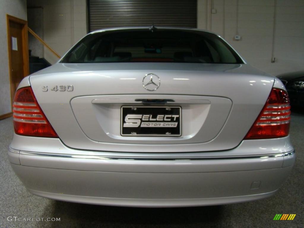 2003 S 430 Sedan - Brilliant Silver Metallic / Charcoal photo #5