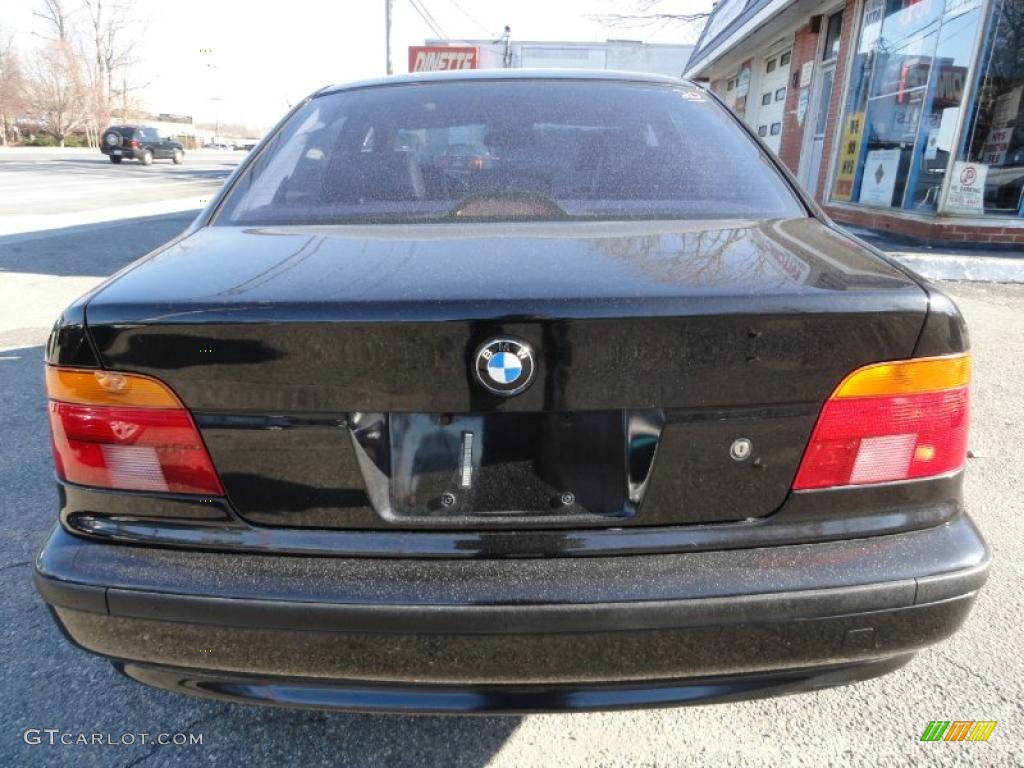 2000 5 Series 528i Sedan - Jet Black / Black photo #5