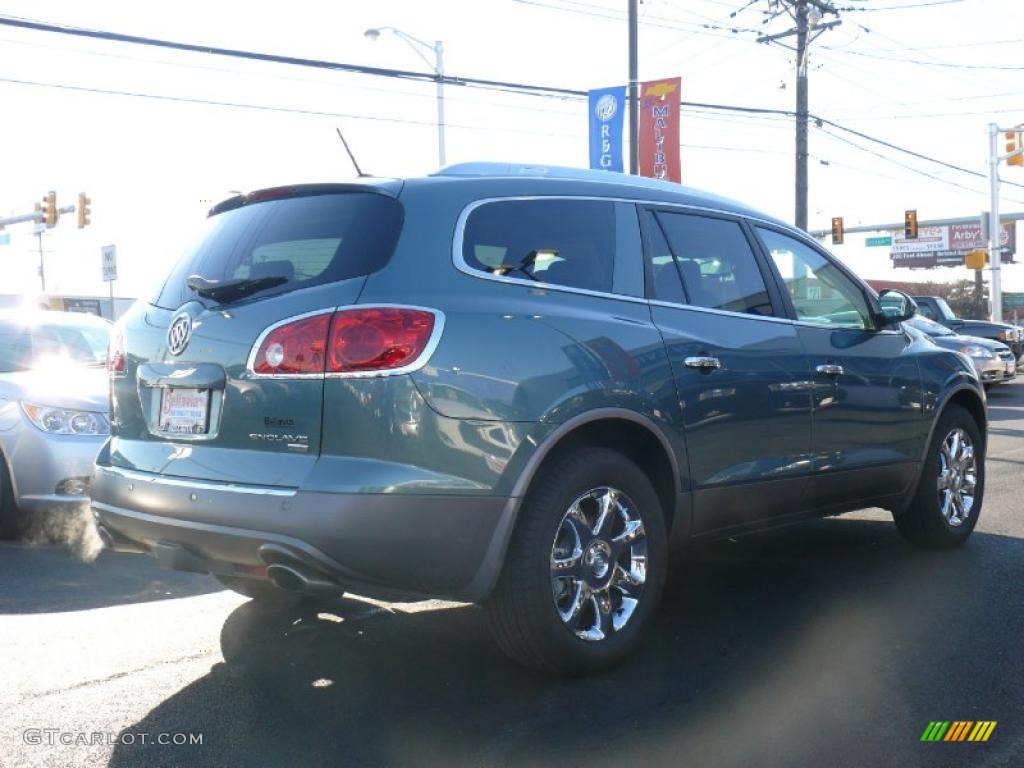 2010 Enclave CXL AWD - Silver Green Metallic / Cashmere/Cocoa photo #4