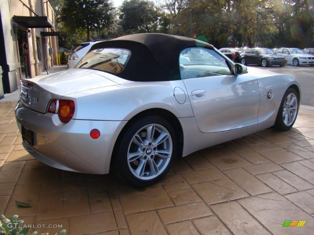 Titanium Silver Metallic 2003 BMW Z4 3.0i Roadster Exterior Photo #41688413