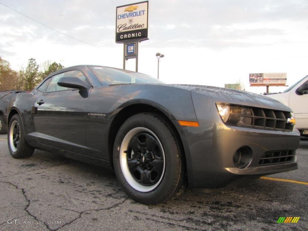 2011 Camaro LS Coupe - Cyber Gray Metallic / Gray photo #1