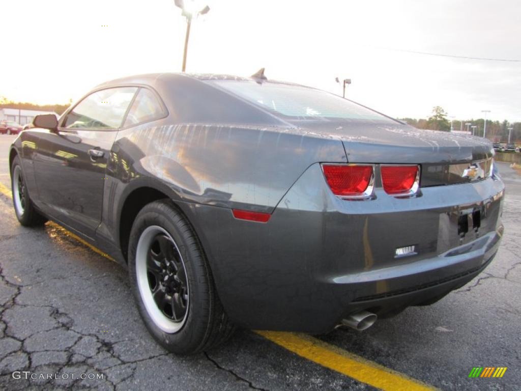 2011 Camaro LS Coupe - Cyber Gray Metallic / Gray photo #5