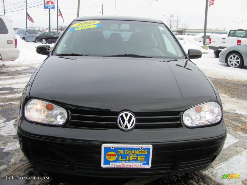2003 GTI 1.8T - Black Magic Pearl / Black photo #19