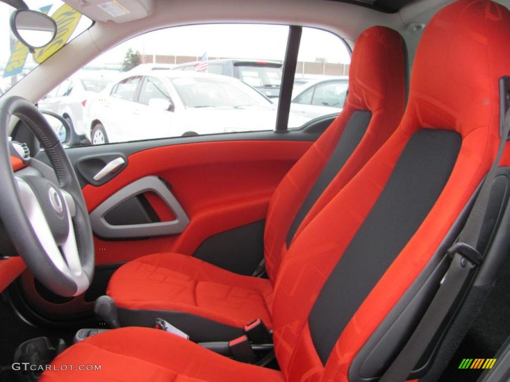 Design Red Interior 2008 Smart Fortwo Passion Coupe Photo