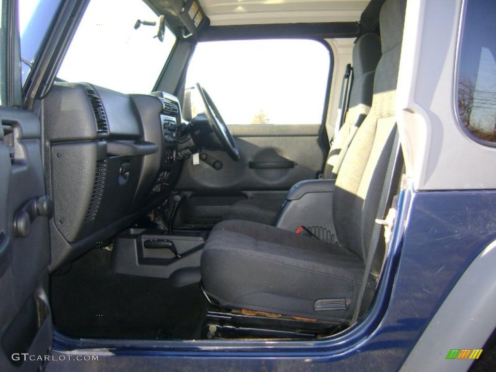 2005 Jeep Wrangler Sport 4x4 Right Hand Drive Interior Color Photos