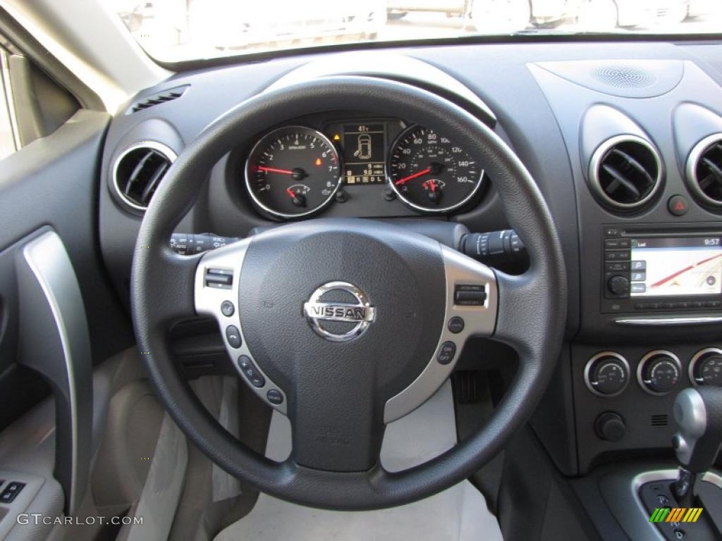 2011 Rogue SV - Platinum Graphite / Black photo #10