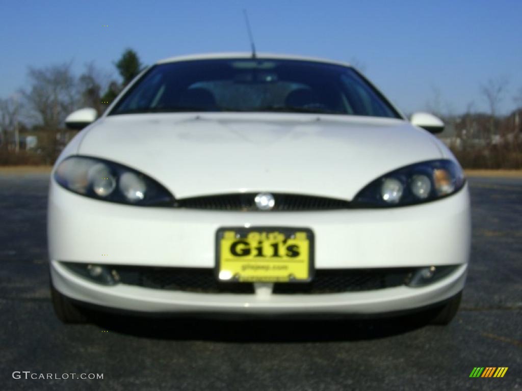1999 Cougar V6 - Vibrant White / Graystone photo #2