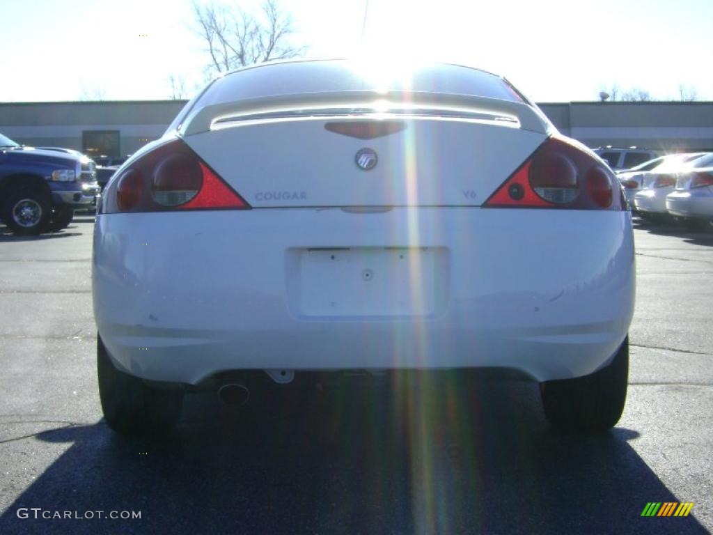 1999 Cougar V6 - Vibrant White / Graystone photo #6