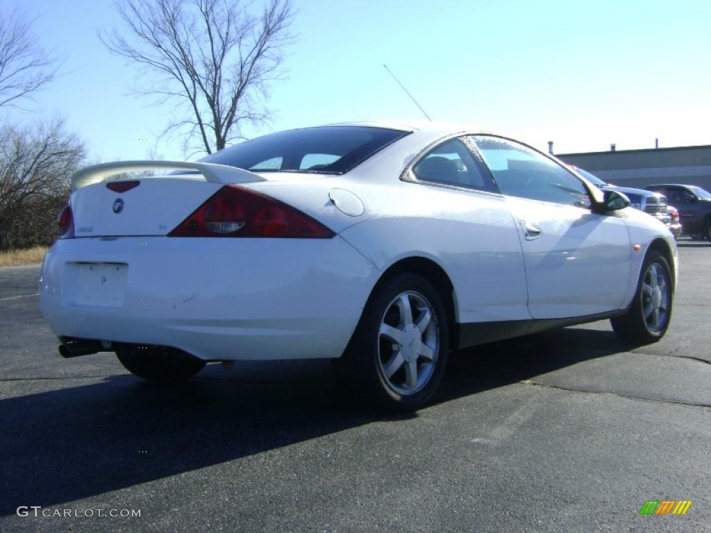 1999 Cougar V6 - Vibrant White / Graystone photo #7