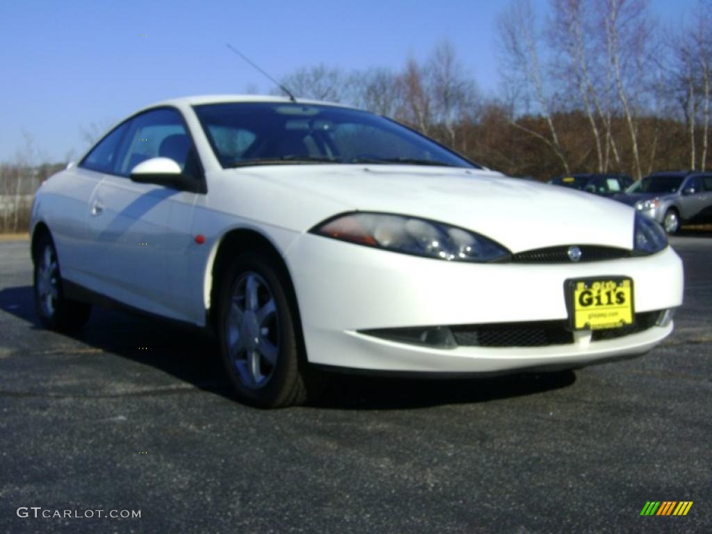 1999 Cougar V6 - Vibrant White / Graystone photo #9