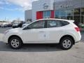 2011 Pearl White Nissan Rogue S  photo #2