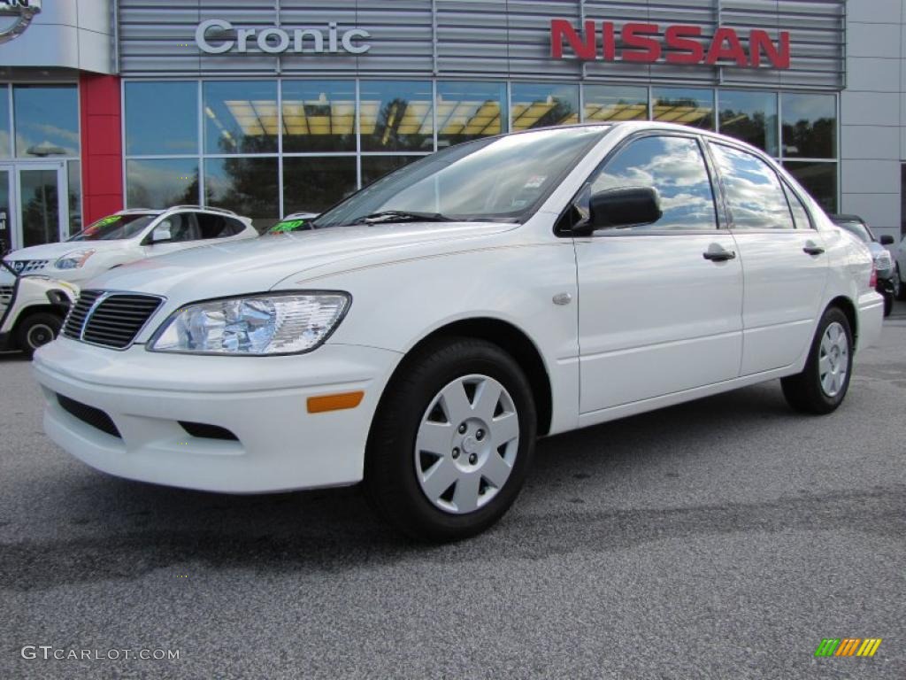 2003 Lancer ES - Innsbruck White / Tan photo #1