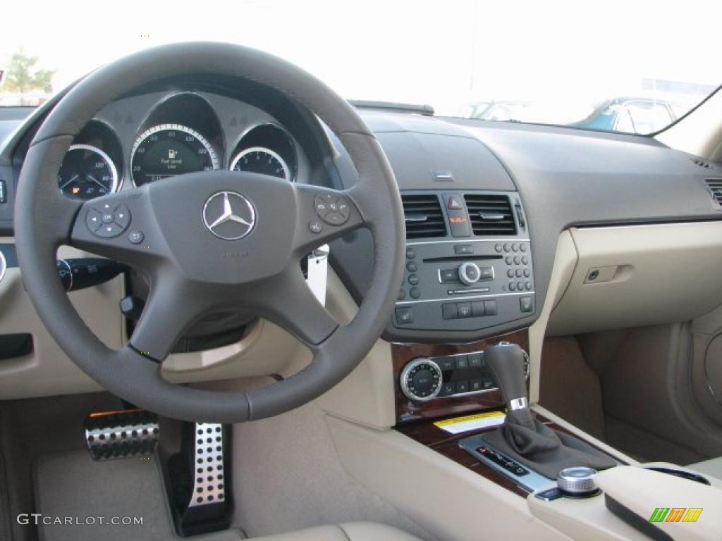 Grey/Black Interior 2011 Mercedes-Benz C 300 Sport 4Matic Photo #41693861