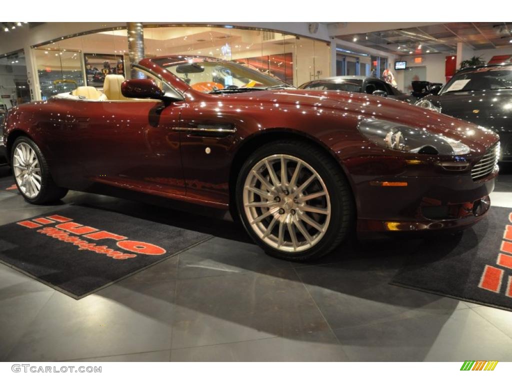 Merlot Red 2008 Aston Martin DB9 Volante Exterior Photo #41693873