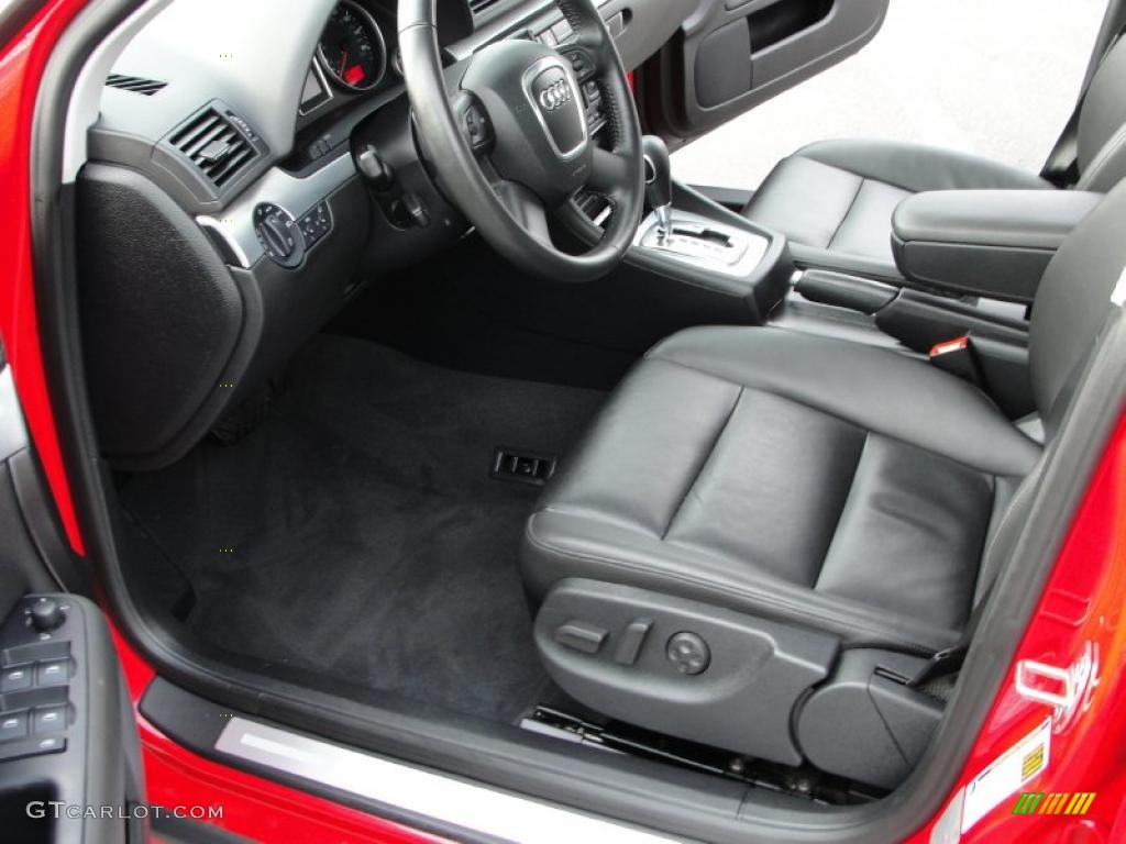 2008 A4 2.0T quattro S-Line Sedan - Brilliant Red / Black photo #8