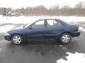 2001 Indigo Blue Metallic Chevrolet Cavalier LS Sedan  photo #1