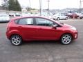 Red Candy Metallic 2011 Ford Fiesta SES Hatchback Exterior