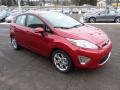 Red Candy Metallic 2011 Ford Fiesta SES Hatchback Exterior