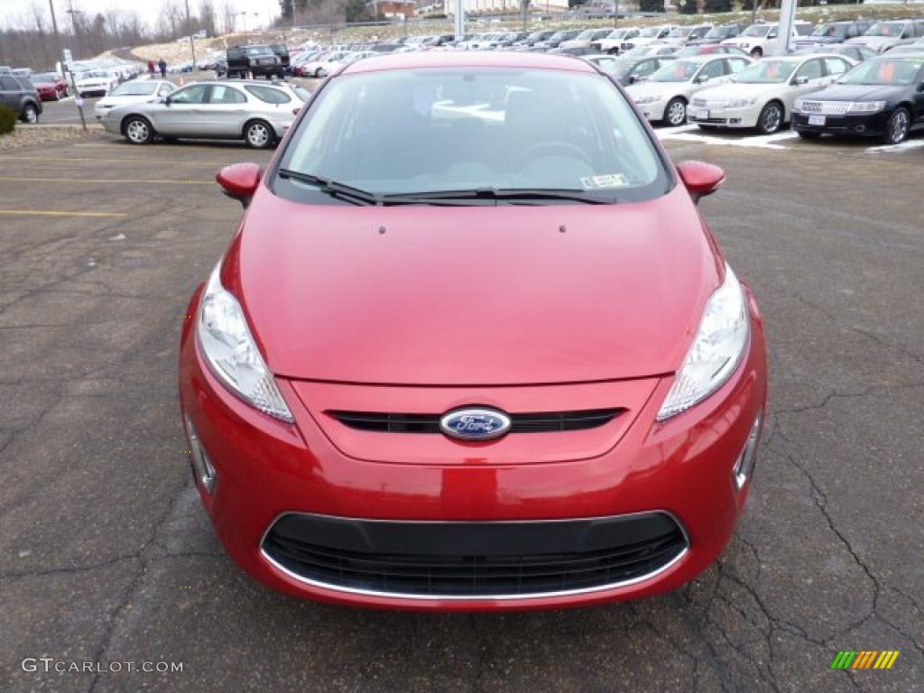 Red Candy Metallic 2011 Ford Fiesta SES Hatchback Exterior Photo #41695641