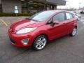 Red Candy Metallic 2011 Ford Fiesta SES Hatchback Exterior