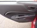 Charcoal Black/Blue Cloth Door Panel Photo for 2011 Ford Fiesta #41695685