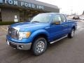 Blue Flame Metallic 2011 Ford F150 XLT SuperCab 4x4 Exterior