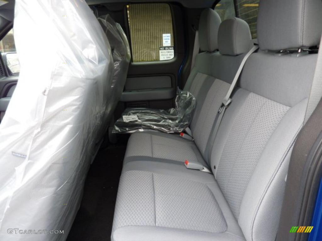 Steel Gray Interior 2011 Ford F150 XLT SuperCab 4x4 Photo #41696133