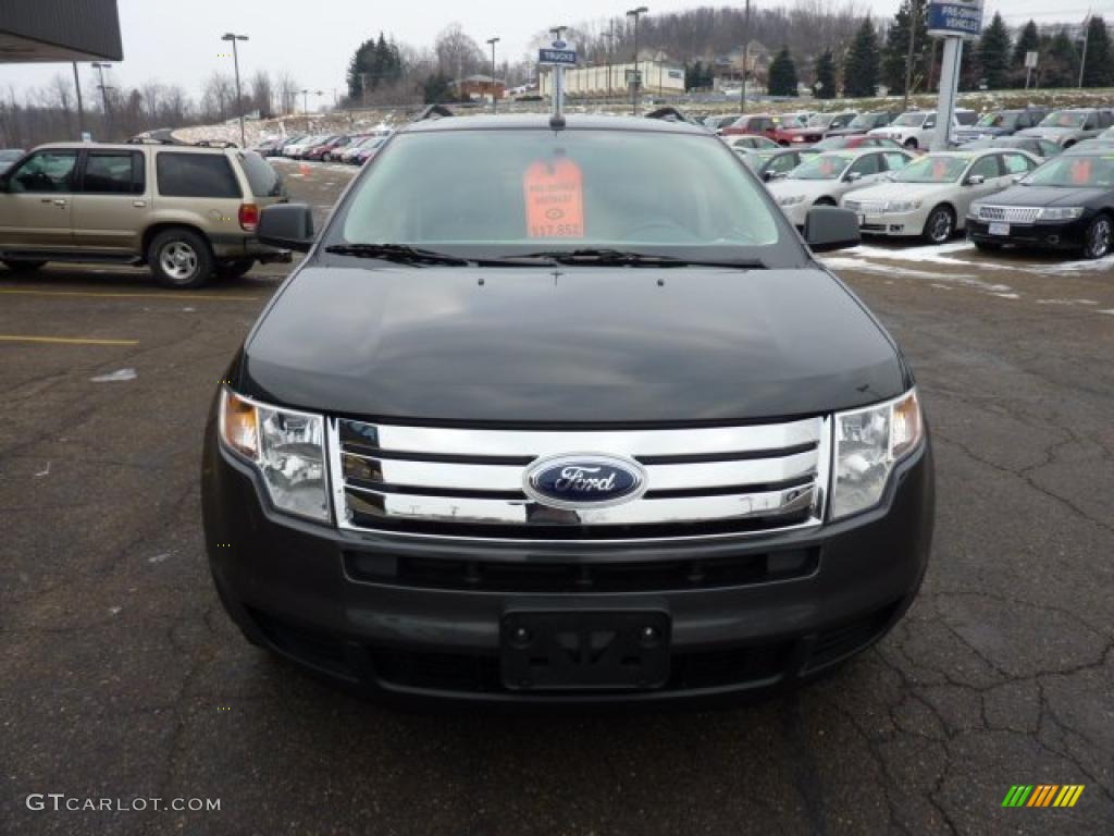 2007 Edge SE AWD - Carbon Metallic / Medium Light Stone photo #7