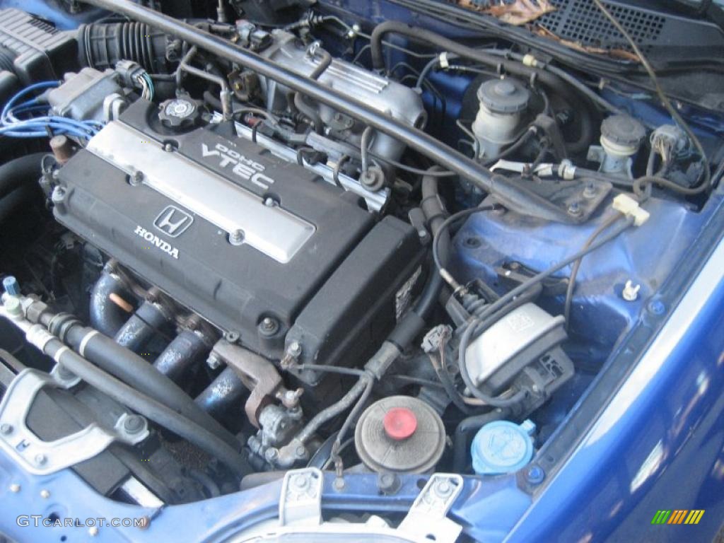 1999 Honda Civic Si Coupe 1.6 Liter DOHC 16V VTEC 4 Cylinder Engine Photo #41698625