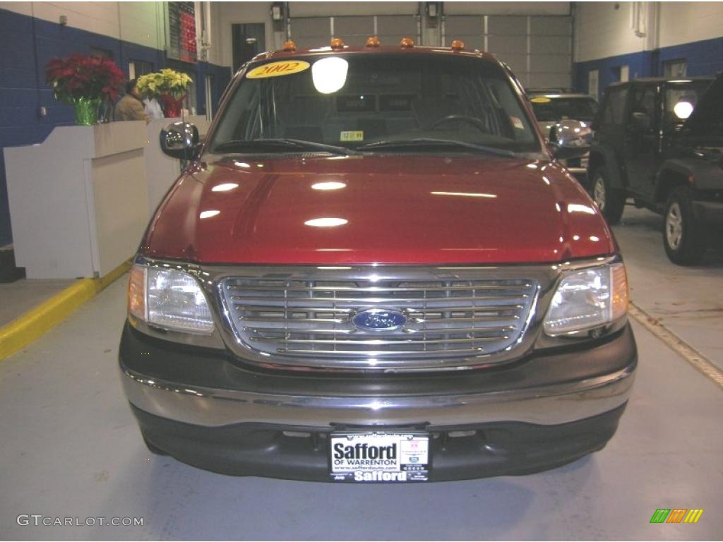 2002 F150 XLT SuperCrew - Toreador Red Metallic / Medium Graphite photo #17