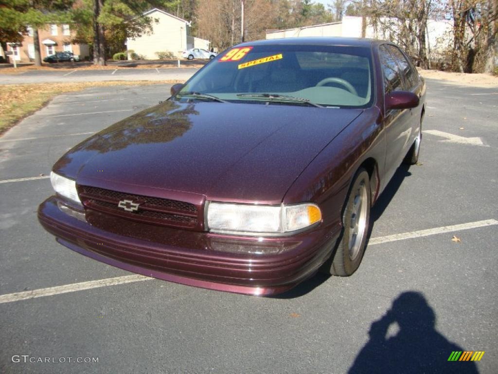 Dark Cherry Metallic 1996 Chevrolet Impala SS Exterior Photo #41699439