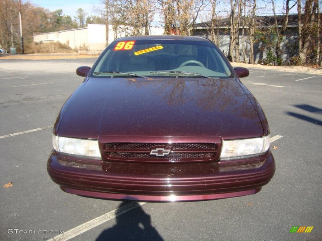 1996 Impala SS - Dark Cherry Metallic / Gray photo #3