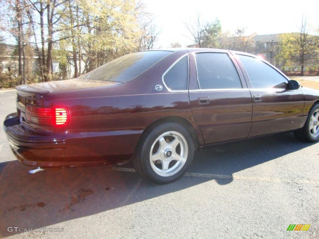 1996 Impala SS - Dark Cherry Metallic / Gray photo #8