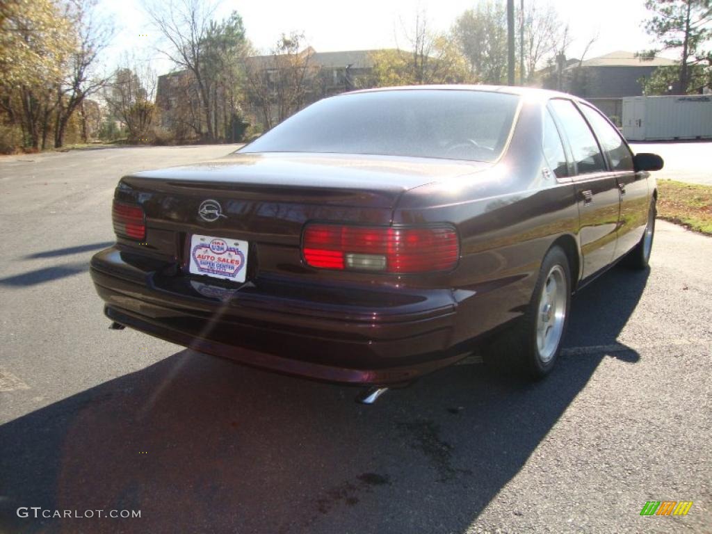 1996 Impala SS - Dark Cherry Metallic / Gray photo #9
