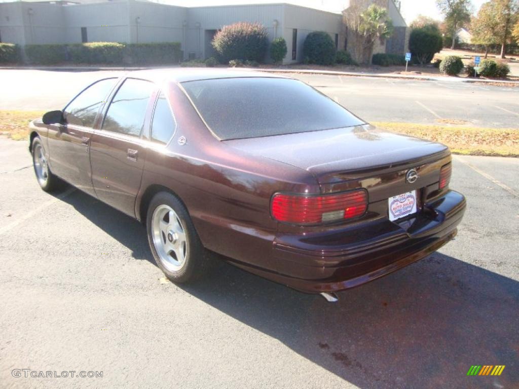 1996 Impala SS - Dark Cherry Metallic / Gray photo #12
