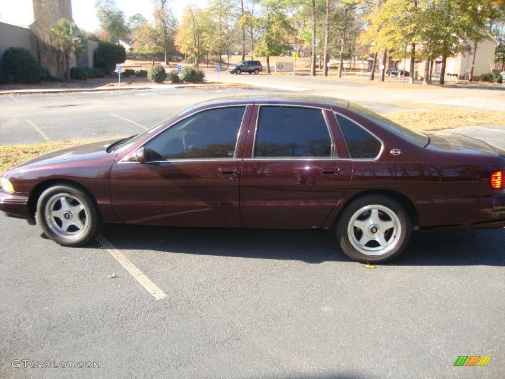 1996 Impala SS - Dark Cherry Metallic / Gray photo #14