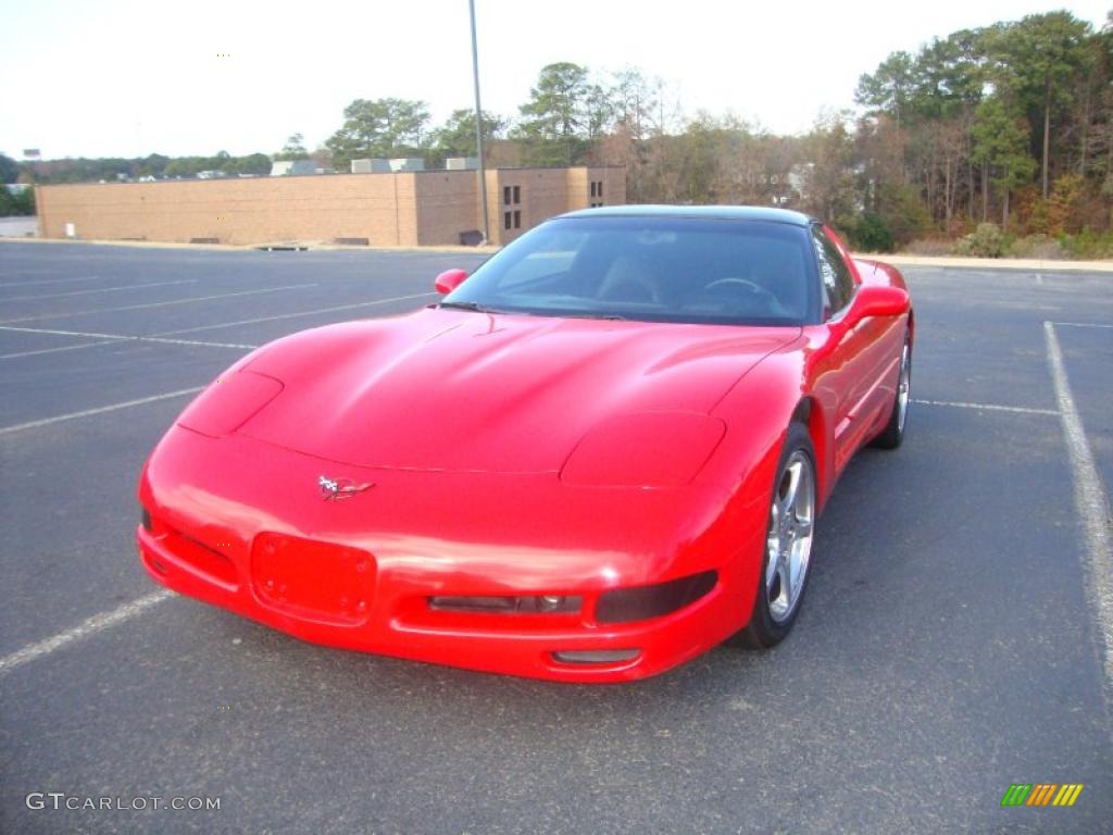 Torch Red 2002 Chevrolet Corvette Coupe Exterior Photo #41699555
