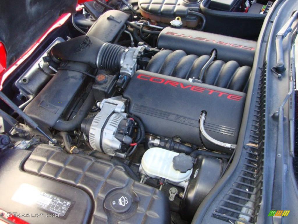 2002 Chevrolet Corvette Coupe 5.7 Liter OHV 16 Valve LS1 V8 Engine Photo #41699691