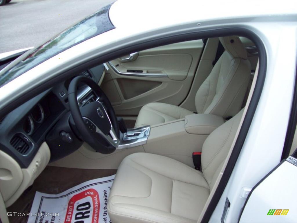 Soft Beige/Sandstone Interior 2011 Volvo S60 T6 AWD Photo #41702226
