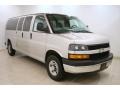 Silver Birch Metallic 2008 Chevrolet Express EXT LS 3500 Passenger Van