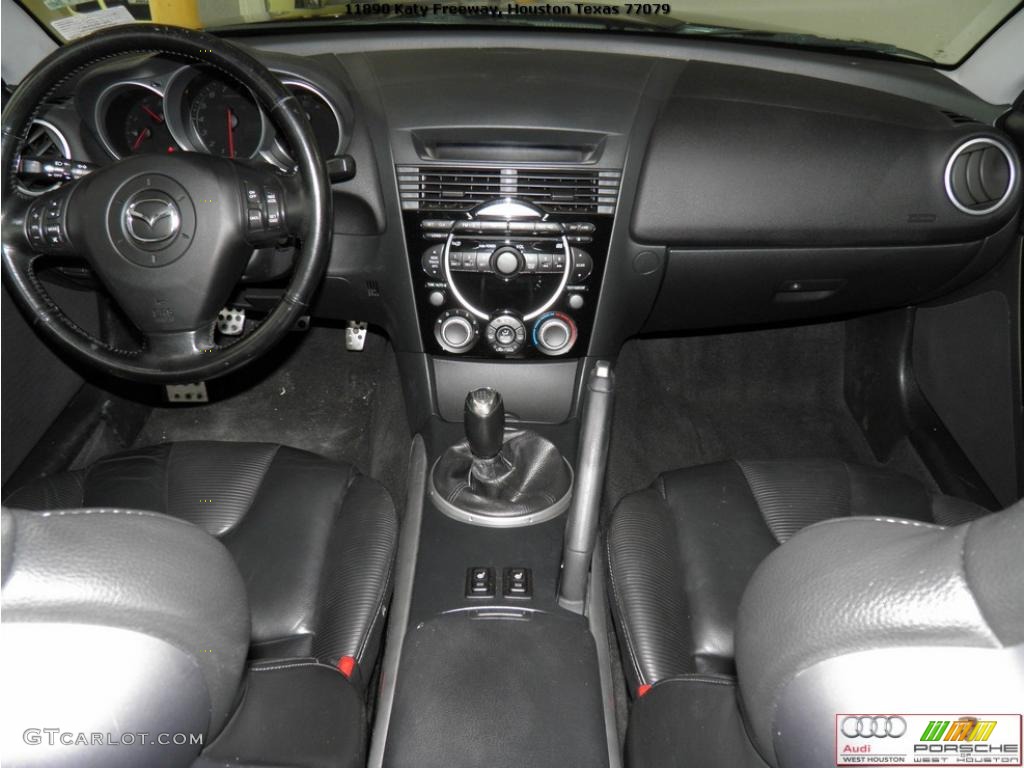 Black Interior 2004 Mazda RX-8 Standard RX-8 Model Photo #41705946