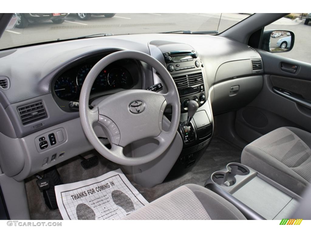 2008 Sienna LE - Slate Metallic / Stone photo #8