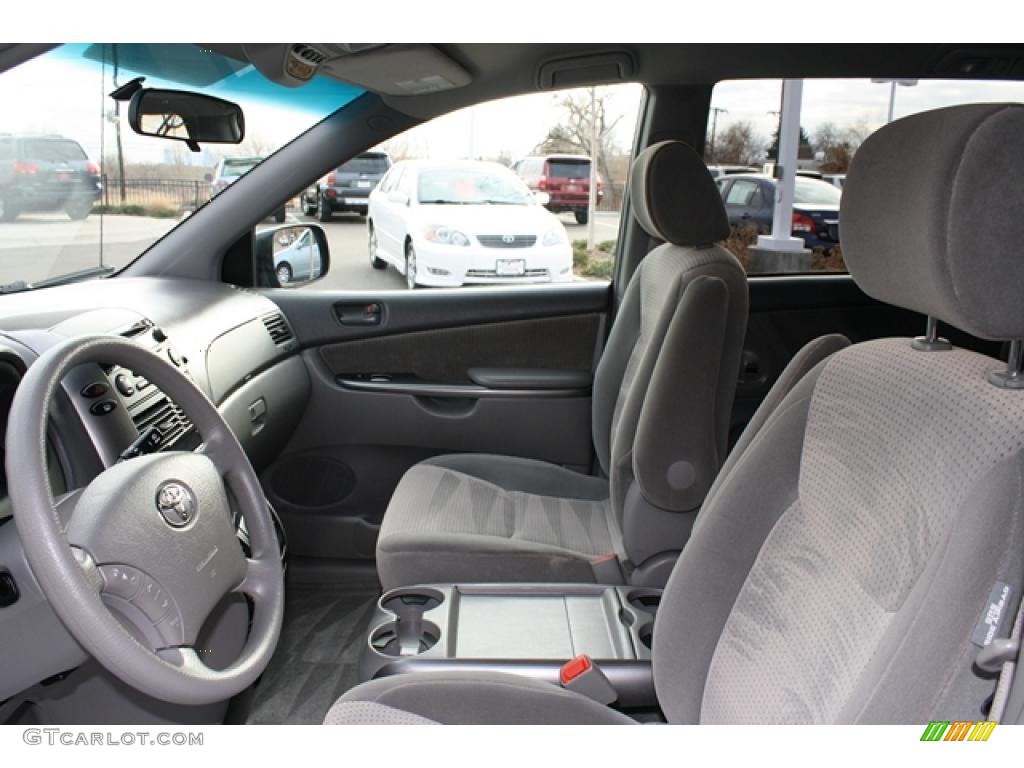 2008 Sienna LE - Slate Metallic / Stone photo #9
