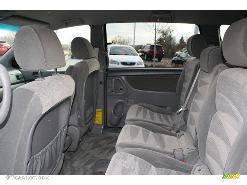 2008 Sienna LE - Slate Metallic / Stone photo #10